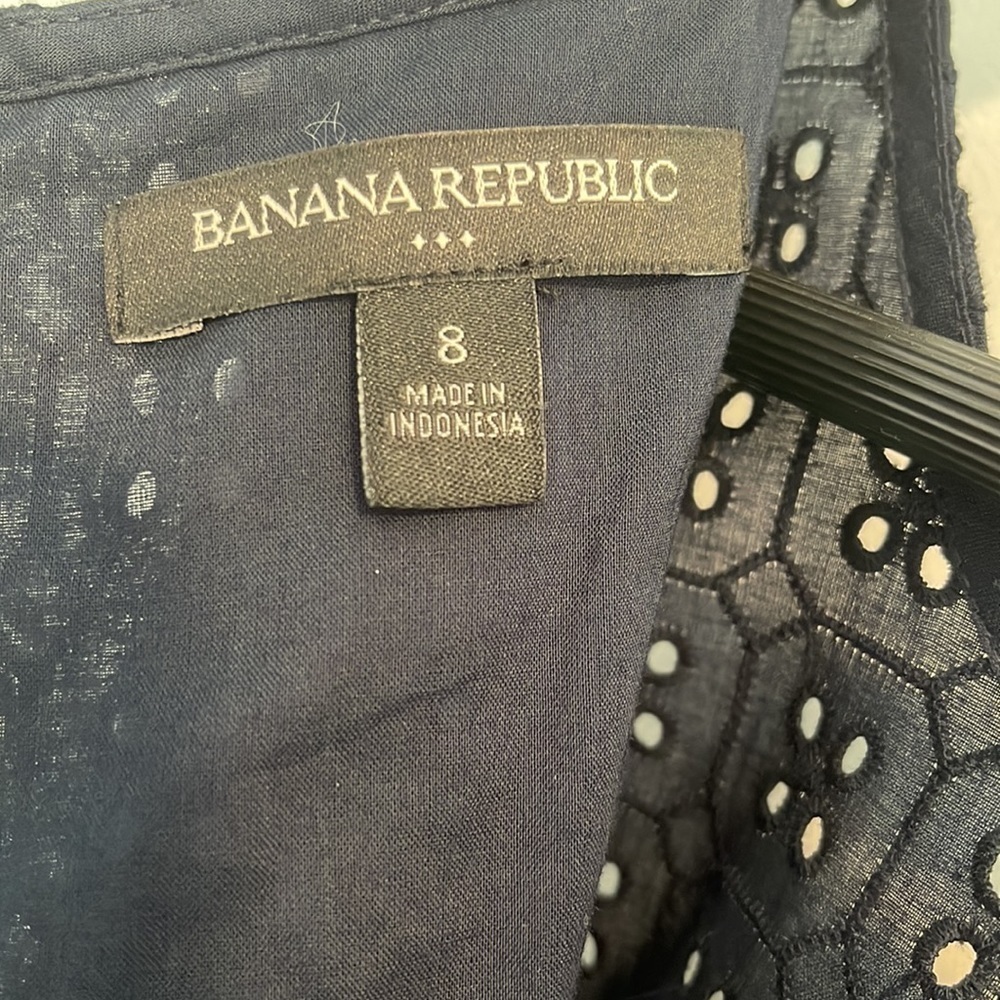 Banana Republic women’s navy sleeveless dress - Picture 3 of 7